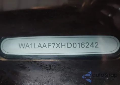 2017 Audi Q7 3.0T Premium z USA, uszkodzony, nr VIN WA1LAAF7XHD016242